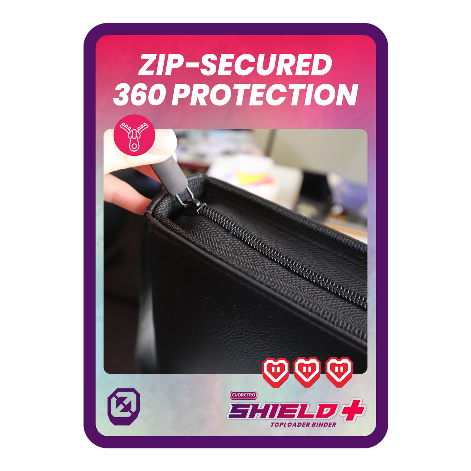 [Shield+ Toploader Binder A Kickstarter Project by Evoretro